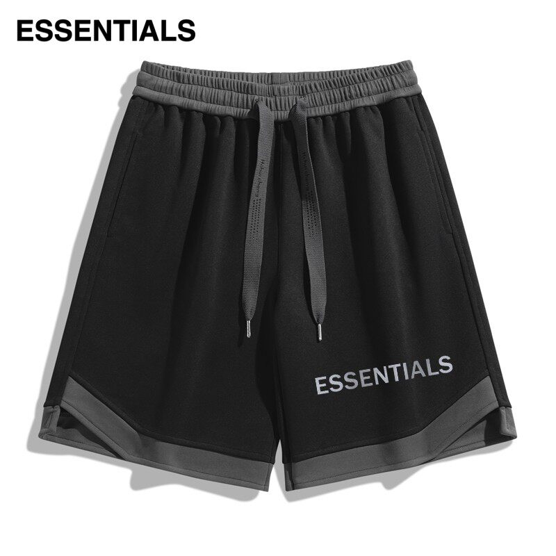 ESSENTIALS官网卫裤短裤FOG美式高街潮牌运动五分裤男2024夏季