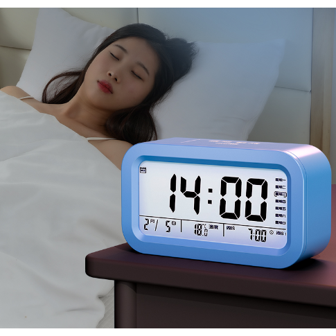 闹钟学生专用起床神器2023新款智能桌面电子时钟表强力叫醒闹铃