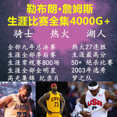 NBA篮球视频 詹姆斯比赛录像湖人热火骑士高清常规赛季后赛总决赛