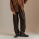 长裤 三木公白 小众设计休闲裤 男垂感阔腿裤 子高腰潮 复古抽绳西裤