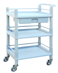 韩式ABS美容置物车医用小推车换药车器械台牙科静音多功能工具车