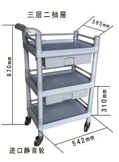 韩式医用车处置台医用推车医疗仪器手术车治疗车换药车牙科工具车