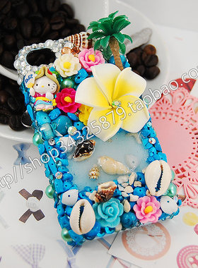 手机壳可爱hellokitty海滩