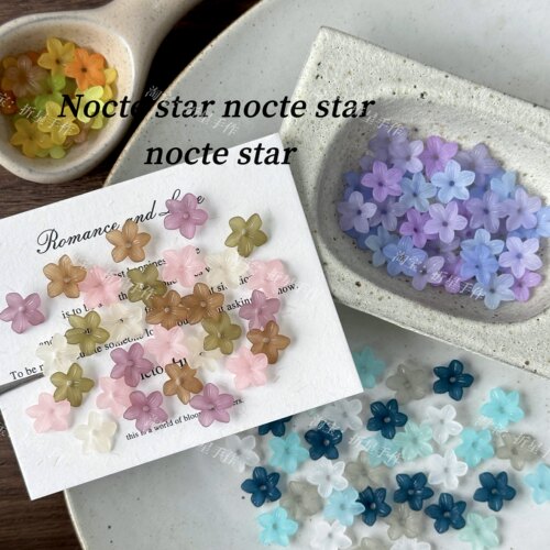 11mm亚克力磨砂风信子花托 diy手工串珠手链项链手机链饰品配件