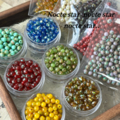 4mm复古毕加索圆珠珠子 diy手工串珠手链项链手机链配饰散珠材料