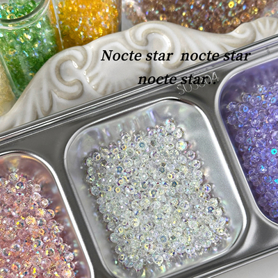 4mm爆闪施华洛水晶散珠