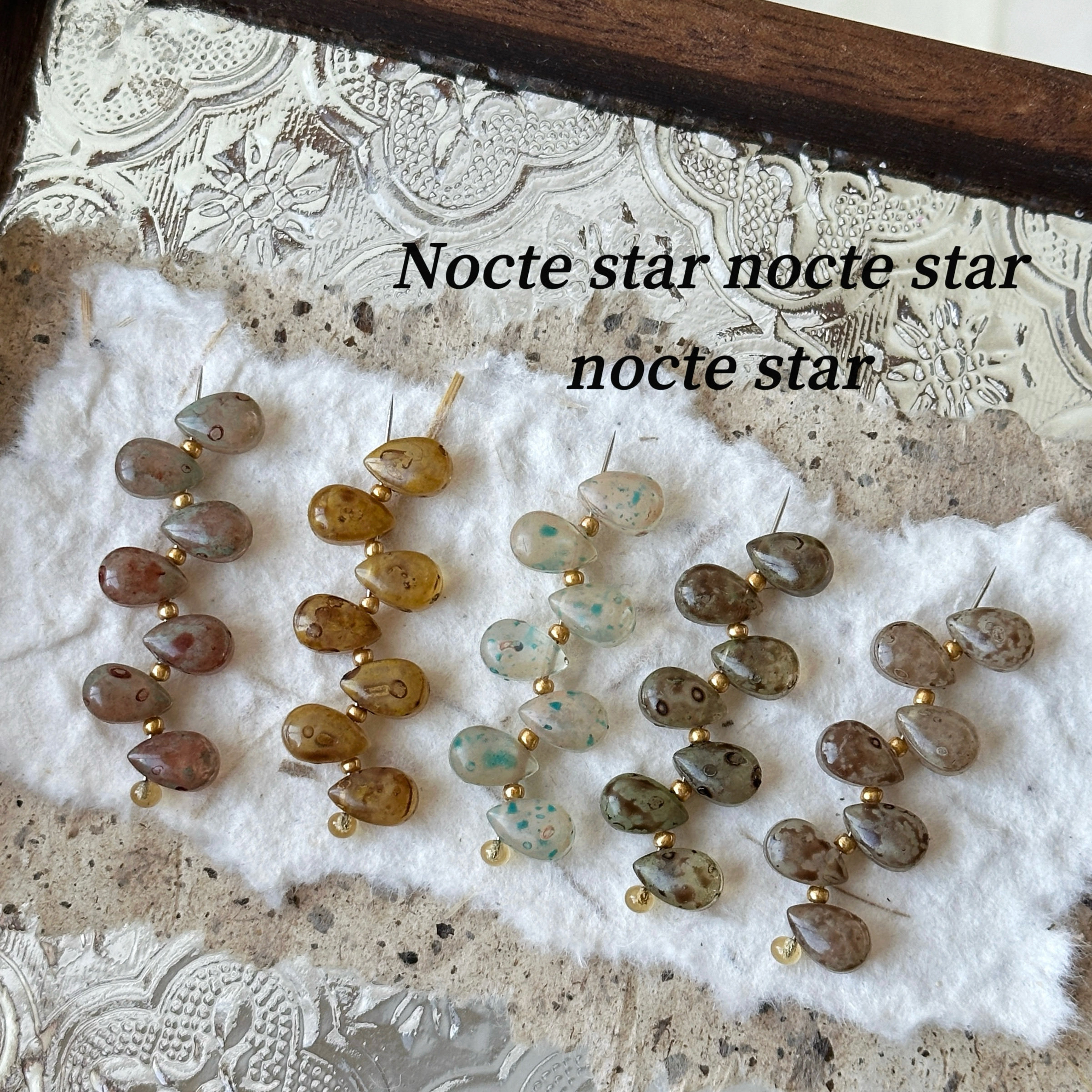 6*8复古毕加索水滴珠 diy手工串珠琉璃手链项链手机链配饰材料