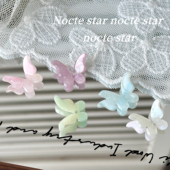 20mm醋酸晕染古风中孔蝴蝶 diy手工串珠手链项链手机链饰品配件