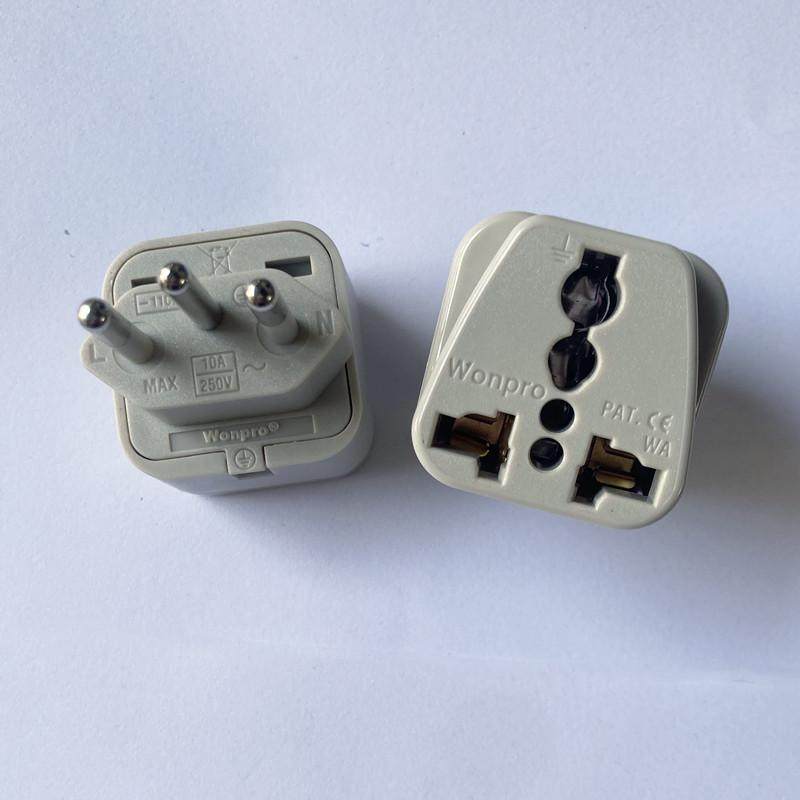 稳不落巴西转换插头旅游留学