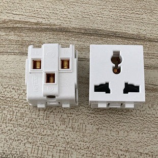 250V三孔菲尔泰 39mm插座芯功能键118型家用工业老化插座10A