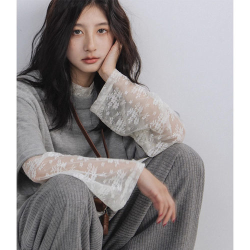 薄款蕾丝袖套夏日宽松款防晒穿搭遮纹身伤疤手臂套长款护腕袖套