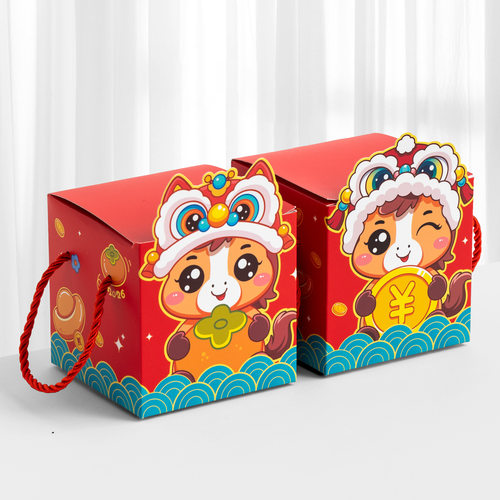 马年中国风新年节日伴手礼盒