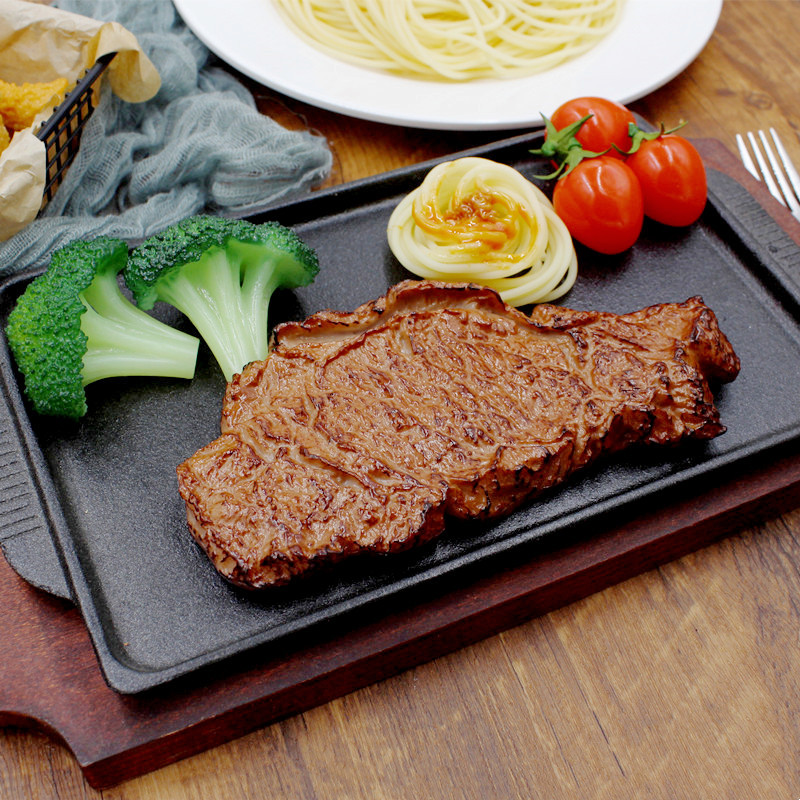 仿真西餐牛排牛肉牛扒食物模型西餐厅摆设菜品儿童玩具道具精品