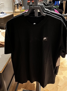 NIKE耐克短袖男子25夏新款运动休闲背后AIR印花圆领T恤HQ9249-010