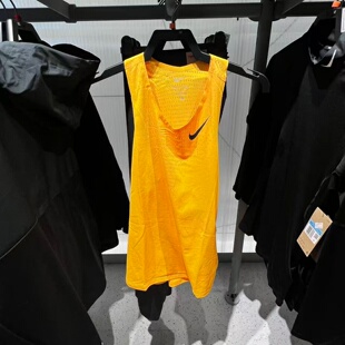 NIKE耐克男26春季网眼速干透气马拉松跑步运动无袖背心FN4232-845