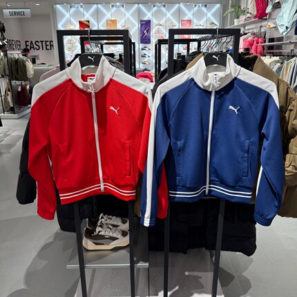 PUMA彪马26春季新款女子经典T7运动休闲短款夹克外套638392-11