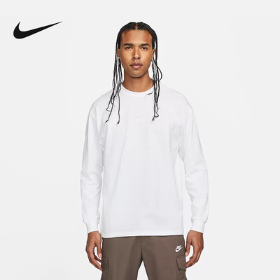 正品Nike/耐克男子经典新款百搭运动休闲圆领长袖T恤 DO7391-100
