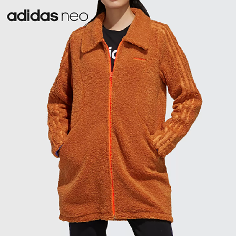 正品Adidas/阿迪达斯女子冬季翻领摇粒绒运动休闲夹克外套FU3920,运动服/休闲服装,运动茄克/外套,淘宝优惠券,粉丝福利购,淘宝优惠卷