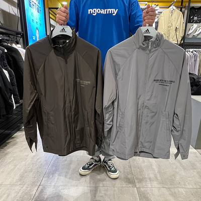 Adidas阿迪达斯宽松防风运动休闲