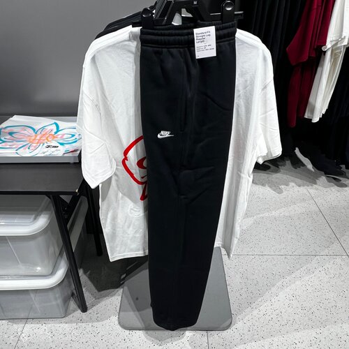 NIKE耐克男子直筒裤秋冬新款百搭休闲刺绣黑色运动长裤IF0489-010