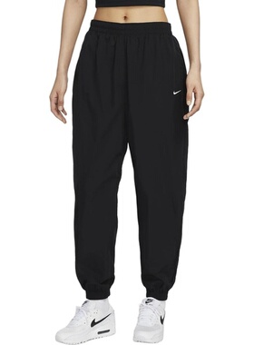Nike耐克女裤秋新款宽松运动休闲梭织速干束脚收口长裤FV7669-010