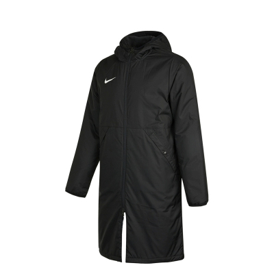 正品Nike/耐克百搭黑色秋冬款男子运动中长款保暖棉服 CW6767-010