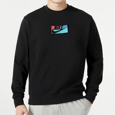 正品Nike/耐克男子圆领冬新款加绒保暖休闲运动套头衫FB8436-010