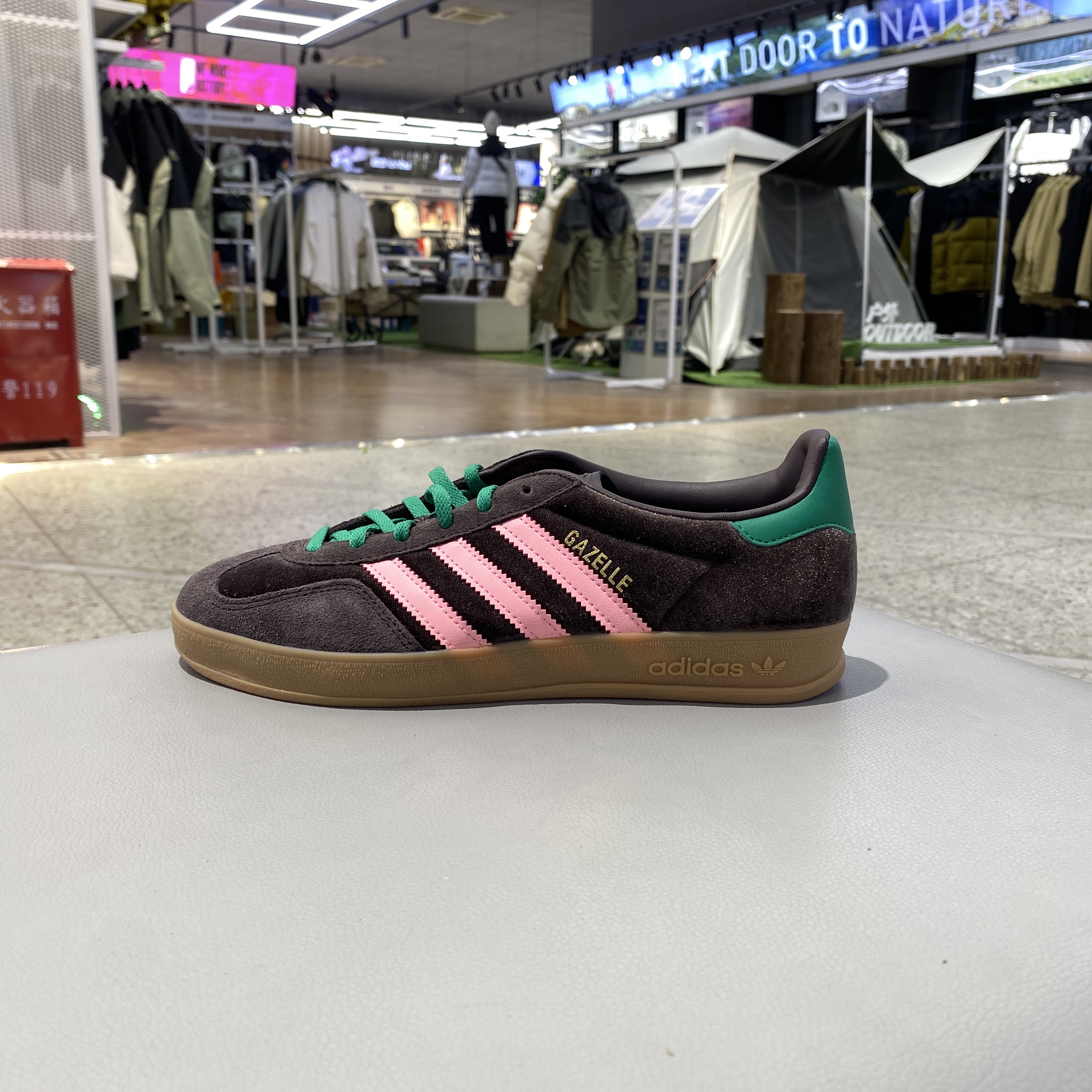 adidas阿迪达斯三叶草男女鞋GAZELLEINDOOR运动休闲鞋JI2714