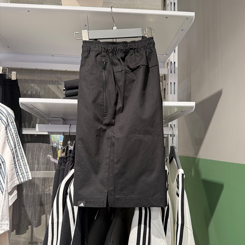 Adidas阿迪达斯男25夏新款户外运动休闲短裤梭织宽松五分裤JL6061