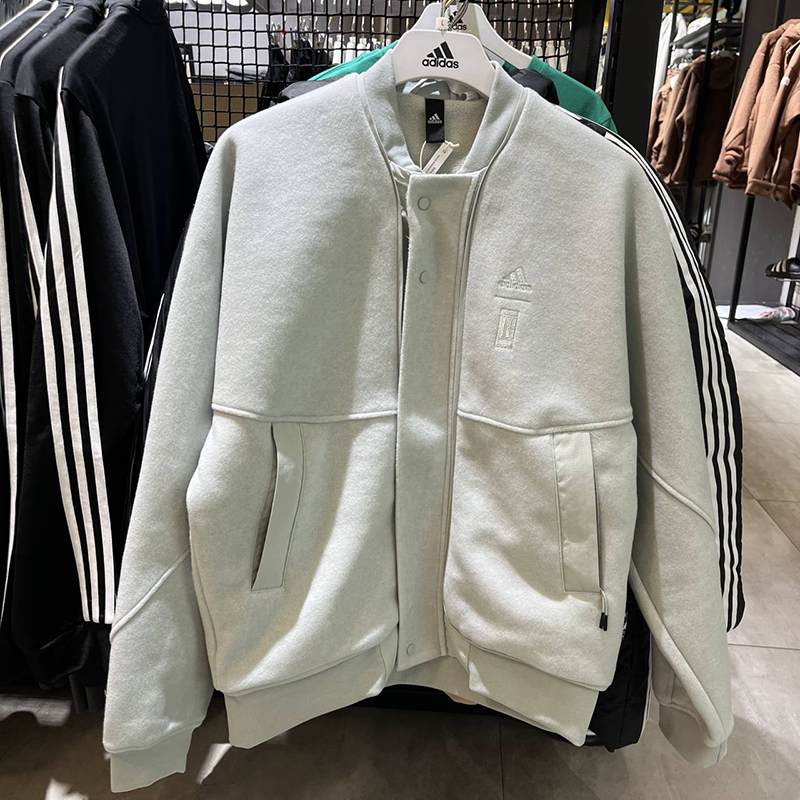 正品Adidas/阿迪达斯夹克男春秋款休闲运动服飞行员领外套IP4911