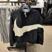 Nike耐克男女春夏薄款 010 大勾运动立领梭织防风夹克外套FB7878