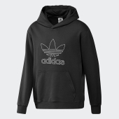 男子连帽保暖卫衣套头衫 阿迪达斯三叶草春新款 IU2373 Adidas 正品