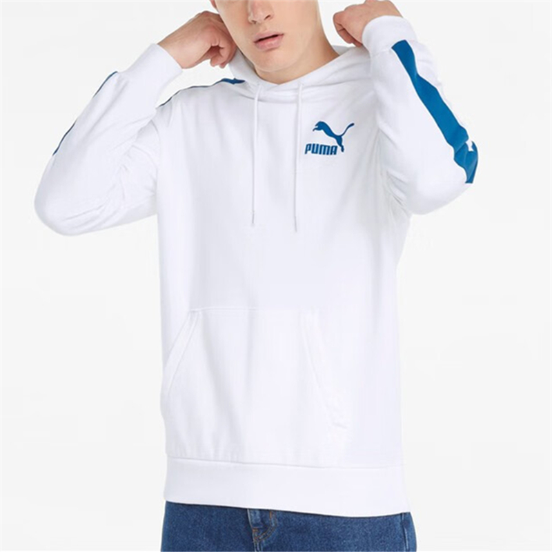 正品PUMA/彪马春季男款连帽卫衣运动服休闲套头衫外套 531354-01