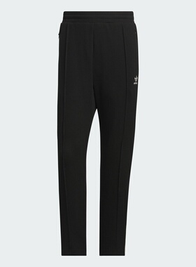 阿迪达斯2024秋季新款中性针织长裤男女同款运动休闲裤JX2816