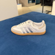 运动休闲板鞋 Adidas阿迪达斯三叶草女SAMBA时尚 透气德训鞋 JI2725