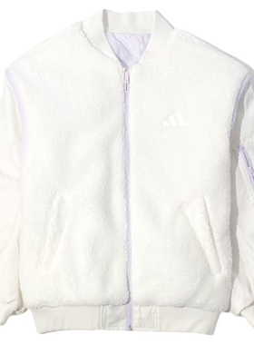 阿迪达斯adidas2025新款女大童JKJACKET保暖透气棉服外套JN4374