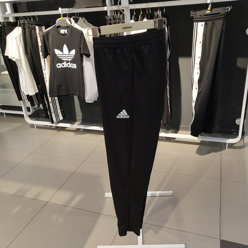 阿迪达斯黑色长裤男2024秋冬新款跑步运动裤健身训练裤子HC0332