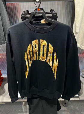 NIKE耐克JORDAN男子25秋冬新款保暖圆领运动套头卫衣IM6305-010