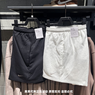 NIKE耐克女夏季新款刺绣小标针织透气跑步运动三分裤短裤 HF6941