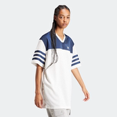 新款 阿迪达斯春季 三叶草女V领篮球运动连衣裙IS2348 Adidas 正品