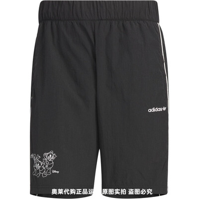 阿迪达斯adidas秋季男子时尚迪士尼联名款运动休闲梭织短裤JP1415