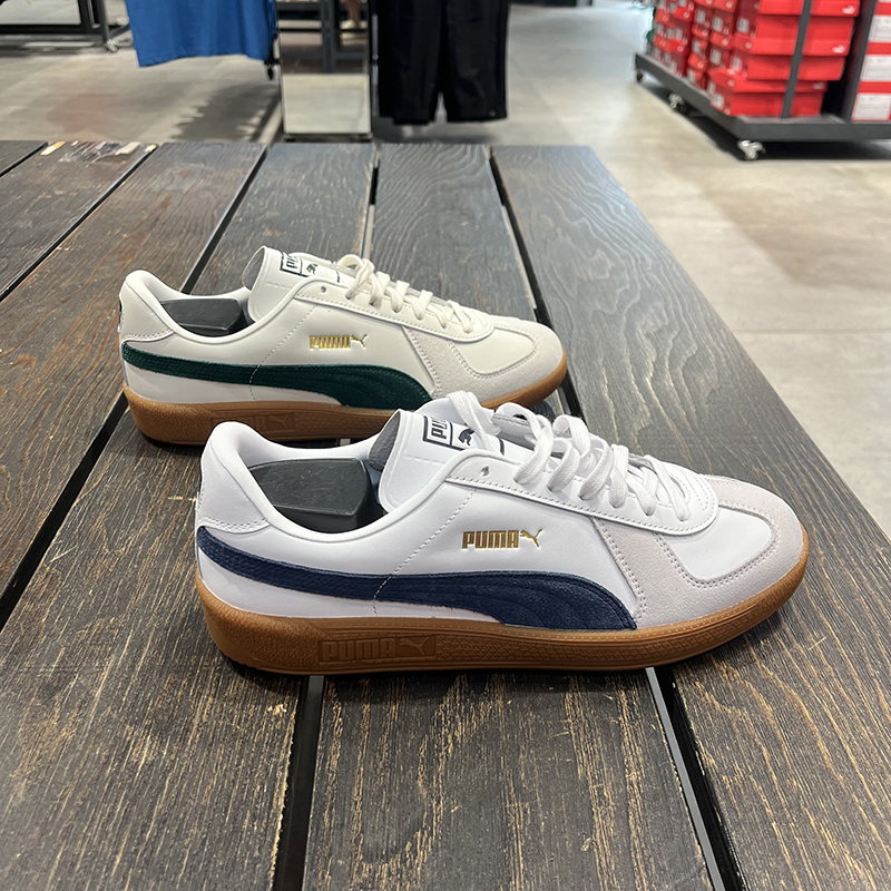正品PUMA/彪马男女新款Army trainer复古低帮运动休闲板鞋386607