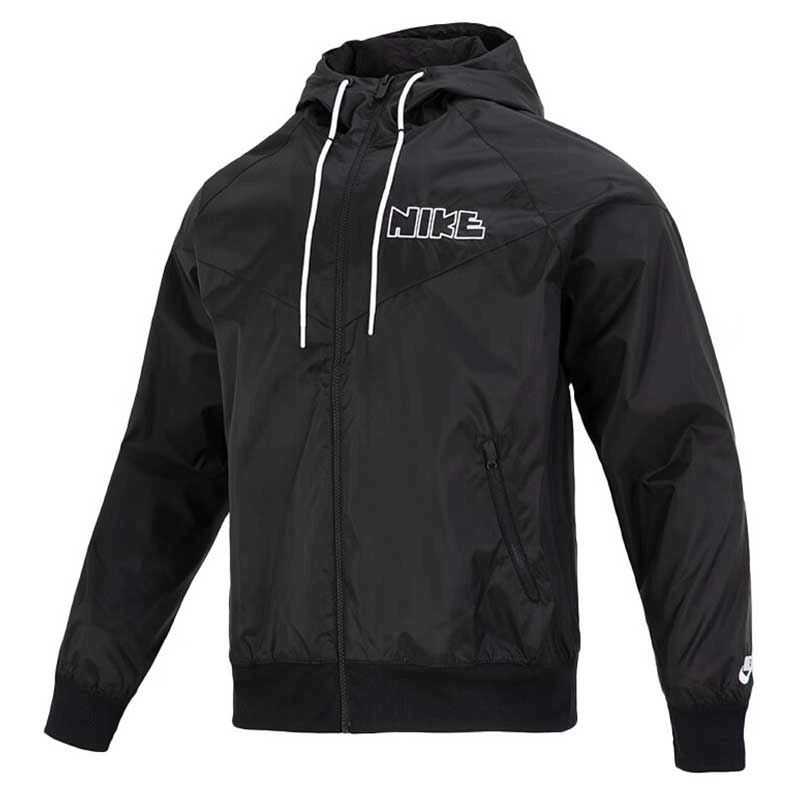 正品Nike/耐克百搭黑色男子休闲运动连帽夹克保暖外套 DX0695-010