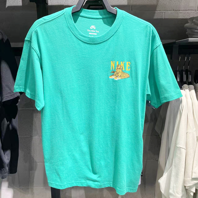 正品Nike耐克男子新款简约百搭运动休闲透气短袖T恤 FJ1142-324