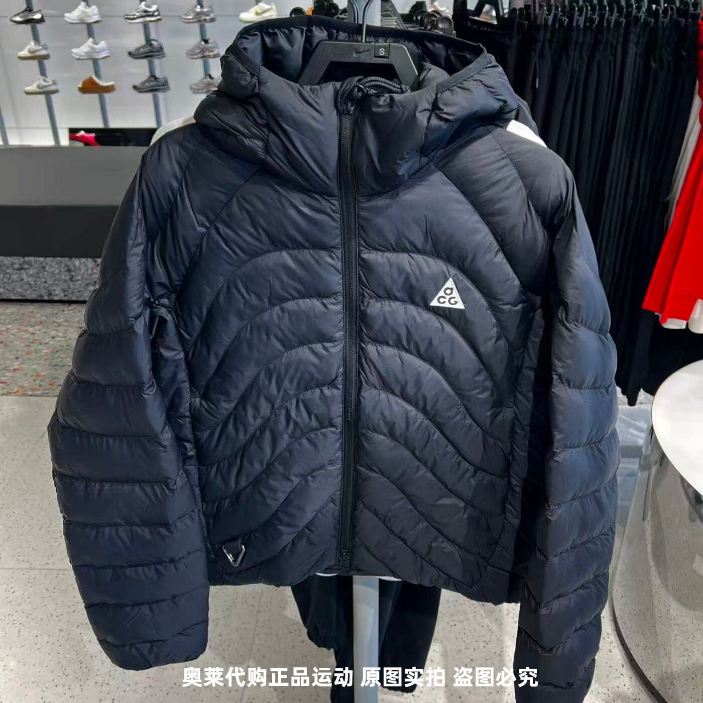 NIKE耐克ACG棉服外套女25冬新款防风保暖户外连帽棉衣 HM9964-010