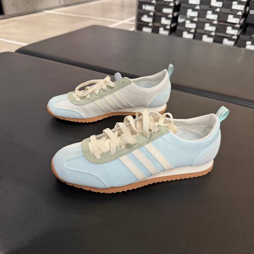 Adidas阿迪达斯女VS JOG 2.0透气冰淇淋T头复古德训阿甘鞋JI2434