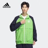 运动休闲夹克外套JI6859 正品 新款 阿迪达斯男子春季 JI6858 Adidas