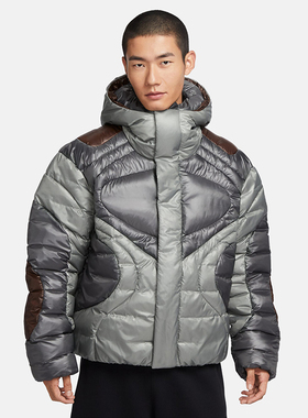 正品Nike/耐克冬季新款男子休闲运动宽松连帽保暖防风棉服 FB7424