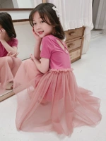 Платье, детская летняя одежда, наряд маленькой принцессы, юбка, в западном стиле, детская одежда