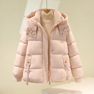 今年流行羽绒棉服女2025冬季新款小个子爆款棉服棉袄短款保暖外套